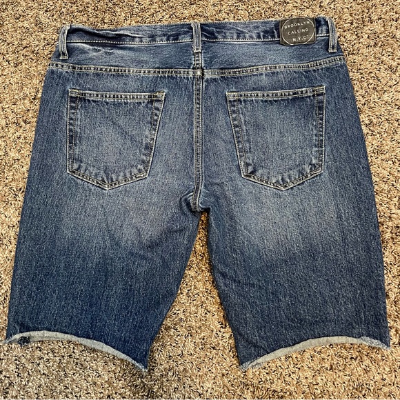 Brooklyn Calling N.Y.C Aeropostale Men’s Cut Off Jean/Denim Shorts Sz 34 - Picture 2 of 10